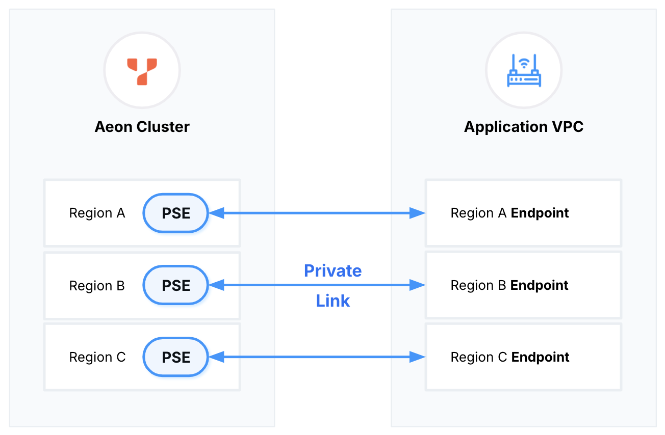 VPC network using PSE